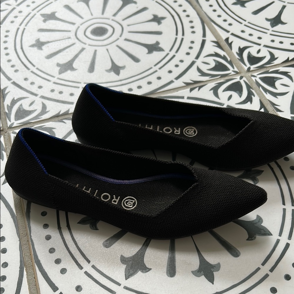 Rothy's Black Flats The Point